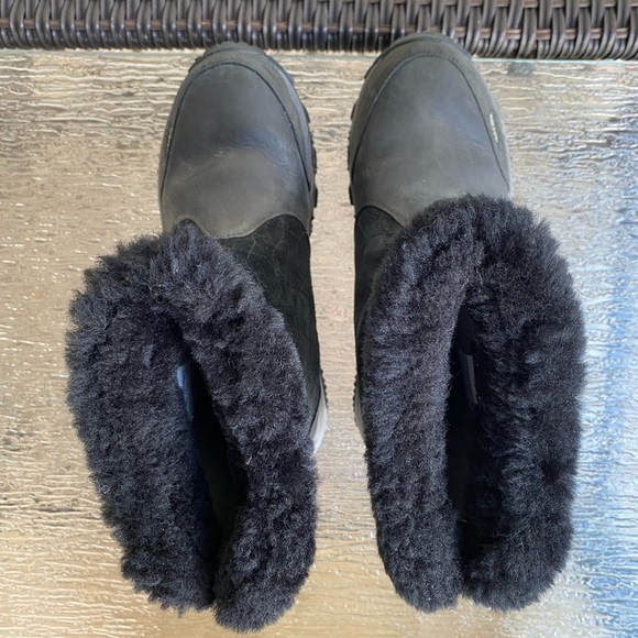 The North Face Primaloft Waterproof Leather Quilted Winter Boots size 8 - Picture 3 of 8